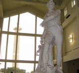 Statue of Oliver Hazard Perry at Perry's Victory and International Peace Memorial on South Bass Island in Ohio.